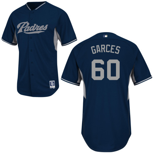 Frank Garces #60 MLB Jersey-San Diego Padres Men's Authentic 2014 Road Cool Base BP Baseball Jersey
